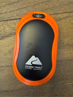 Ozark Trail Orange and Black Rechargeable Hand Warmer
